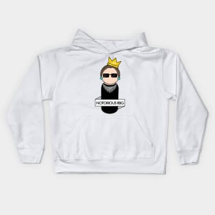 Ruth Bader Ginsburg Notorious RBG Kids Hoodie